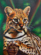 Tiger cub (ART_329_68861) - Handpainted Art Painting - 9in X 11in