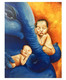 MY GANESHA (ART_8691_69097) - Handpainted Art Painting - 18in X 24in