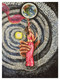 REACHING OUT (ART_8691_69093) - Handpainted Art Painting - 18in X 24in