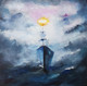 Sea Scape (ART_7615_69009) - Handpainted Art Painting - 15in X 15in