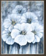 SNOW FLAKE FLORA (ART_8695_68981) - Handpainted Art Painting - 14in X 18in