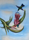 HUMMING BIRD PAINTING BY ARTOHOLIC (ART_3319_69182) - Handpainted Art Painting - 16in X 20in