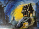 A House (ART_8456_69299) - Handpainted Art Painting - 24in X 20in