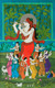 Krishna Raas LEELA (ART_3324_69274) - Handpainted Art Painting - 30in X 48in