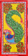 MADHUBANI PAINTING PEACOCK WITH FLOWERS' (ART_7470_69362) - Handpainted Art Painting - 8in X 15in