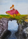 Calmness (ART_8756_69554) - Handpainted Art Painting - 12in X 16in