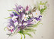 Handmade watercolor painting/ Flower/ 23√ó33 inch (ART_8771_69906) - Handpainted Art Painting - 23in X 33in