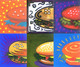 Kitchen Art_Burger Corner (ART_8784_69944) - Handpainted Art Painting - 24in X 20in