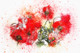 Flower Bouquet Poppy 2 (PRT_7809_70180) - Canvas Art Print - 26in X 17in