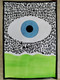 Evil Eye Abstract (ART_8805_70155) - Handpainted Art Painting - 11in X 16in