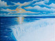 Niagara (ART_8778_70143) - Handpainted Art Painting - 14in X 11in