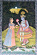 Radha and Kirshna painting (ART_8806_70200) - Handpainted Art Painting - 22in X 34in
