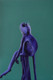 The blue Monkey  (ART_8804_70319) - Handpainted Art Painting - 24in X 36in