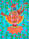 Srinathji Of Nathwada -  With Pichwai Lotus (ART_8835_70718) - Handpainted Art Painting - 18in X 24in