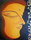 Buddha - The Enlightenment  (ART_8835_70717) - Handpainted Art Painting - 12in X 16in