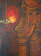 Mystic Ganesha - Ganesh Painting in earthy shades. (ART_8835_70714) - Handpainted Art Painting - 18in X 24in