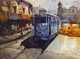 Kolkata City (ART_8170_70812) - Handpainted Art Painting - 29in X 21in