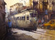 Kolkata City (ART_8170_70807) - Handpainted Art Painting - 29in X 21in