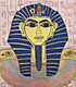Tutenkhamun An Egyptian Painting With Hieroglyphics (ART_8835_70787) - Handpainted Art Painting - 10in X 12in