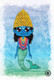 Lord Vishnu's First Avatar Matsya (PRT_8836_70773) - Canvas Art Print - 27in X 40in