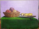 Fruit Basket (ART_8853_70994) - Handpainted Art Painting - 15in X 12in