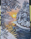 Snowy River (ART_206_71008) - Handpainted Art Painting - 12in X 16in