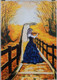 Black Widow of the Woods (ART_8773_70938) - Handpainted Art Painting - 23in X 31in