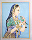 Rajasthani Traditional Lady (ART_8806_70512) - Handpainted Art Painting - 9in X 12in