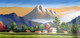 PEACEFUL SCENERY LANSCAPE PAINTING (ART_3319_71077) - Handpainted Art Painting - 48in X 24in