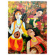 Raagam (ART_8832_71200) - Handpainted Art Painting - 18in X 24in