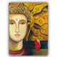 Buddha (ART_8832_70858) - Handpainted Art Painting - 24in X 18in