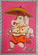 Ganesha with Mushak (ART_8835_71247) - Handpainted Art Painting - 8in X 12in