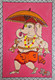 Ganesha With Mushak (ART_8835_71247) - Handpainted Art Painting - 8in X 12in