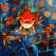 Lucky Gold  (ART_8872_71340) - Handpainted Art Painting - 48in X 60in