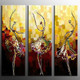 Passion - 36in x 36in (12in X 36in each X 3pcs),RTCSD_02_3636,Passion,Impress,Dance,Multipiece,Museum Quality - 100% Handpainted Buy Painting Online in India.