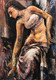 After the Bath Painting- Evening Mood  (ART_2571_48271) - Handpainted Art Painting - 18in X 26in