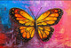 Butterfly painting  (ART_6706_71592) - Handpainted Art Painting - 36in X 24in