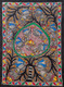 Madhubani Peacock (FR_1523_71733) - Handpainted Art Painting - 22in X 30in