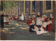 MAX LIEBERMANN The Courtyard Of The Orphanage In Amsterdam, Free Period In The Amsterdam Orphanage (PRT_15629) - Canvas Art Print - 39in X 29in