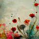 Floral (6) (PRT_15643) - Canvas Art Print - 33in X 33in