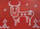 Warli painting (ART_1243_71835) - Handpainted Art Painting - 14in X 10in