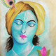 Lord krishna (ART_8895_71856) - Handpainted Art Painting - 12in X 17in