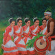 Janani-Jhumar Jharkhand (ART_8902_72344) - Handpainted Art Painting - 32in X 32in