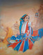 Garba Gujrat (ART_8902_72342) - Handpainted Art Painting - 36in X 48in