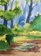 Landscape (ART_8913_72397) - Handpainted Art Painting - 15in X 11in