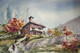 House  (ART_8867_72494) - Handpainted Art Painting - 22in X 13in