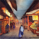 Bazaar (PRT_8907_72471) - Canvas Art Print - 35in X 35in