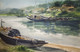 Boat  (ART_8867_72486) - Handpainted Art Painting - 22in X 13in
