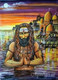 The Naga Sadhu (Varanasi) (ART_5261_72501) - Handpainted Art Painting - 18in X 24in