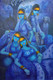 Power Of Women (ART_1522_72527) - Handpainted Art Painting - 36in X 60in